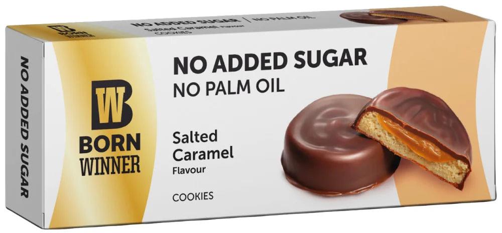 Cookies cu caramel sărat, 100 g, Born Winner