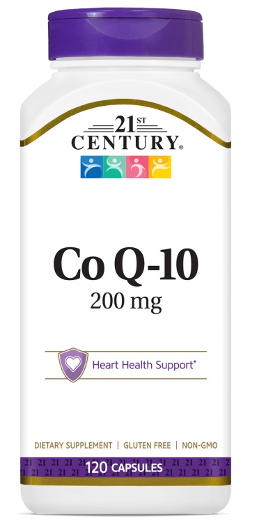 CoQ-10, 200 mg, 120 capsule, 21st Century