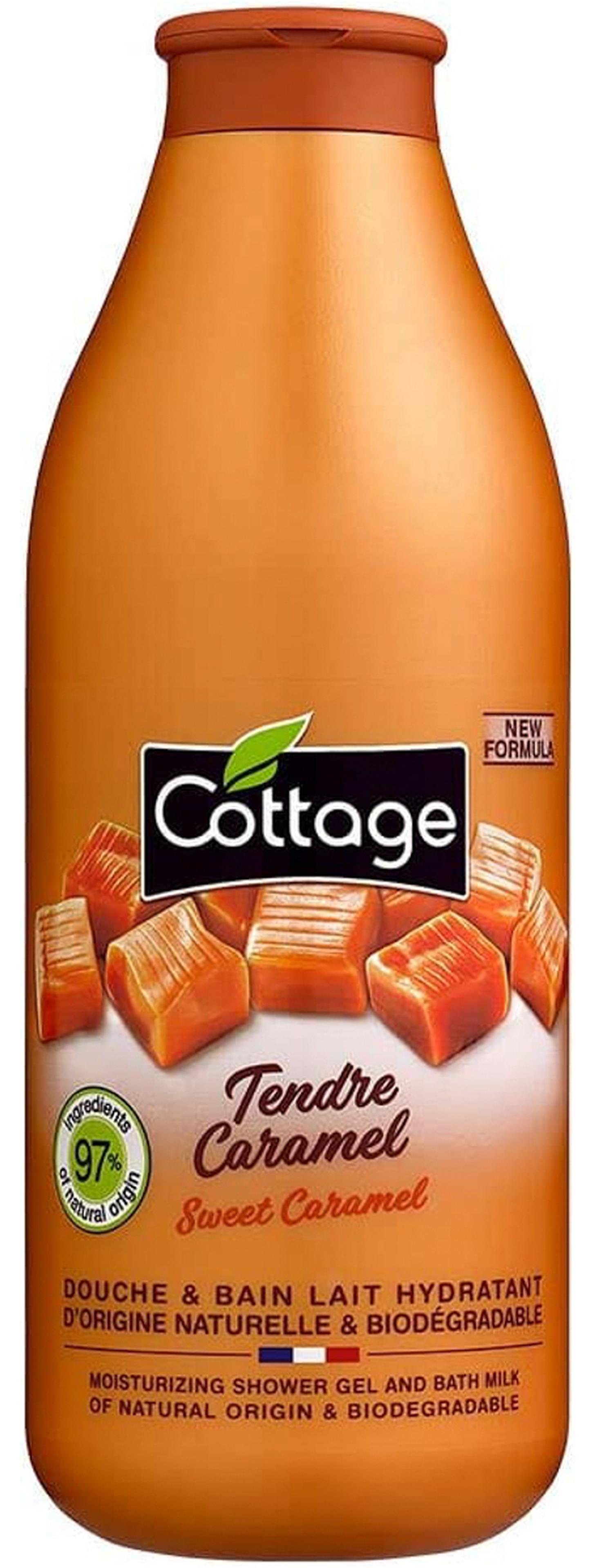 Cottage Gel de duș și spumă de baie Sweet Caramel, 750 ml