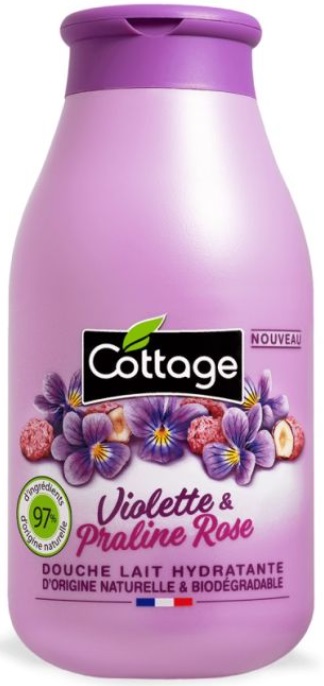 Cottage Cremă de duș hidratantă Violette & Praline Rose, 250 ml