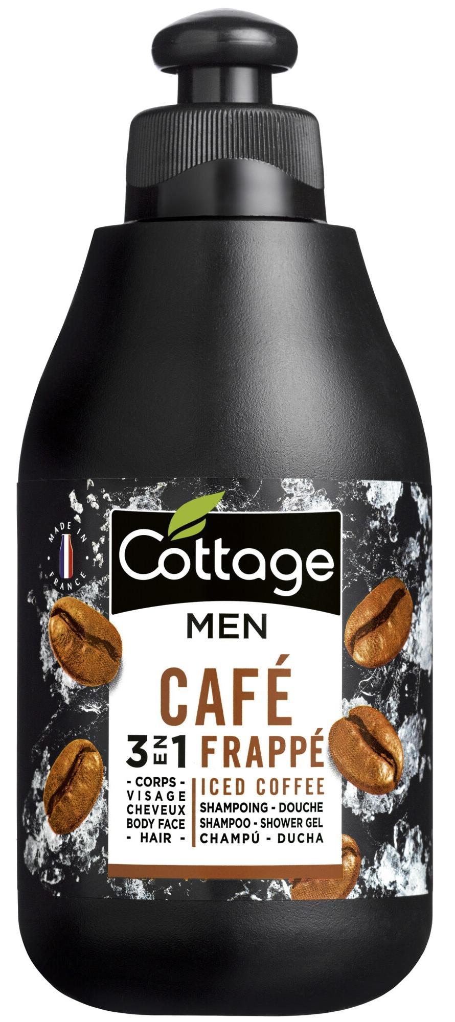 Cottage Men Gel de duș 3 în 1 Cafe Frappe, 250 ml