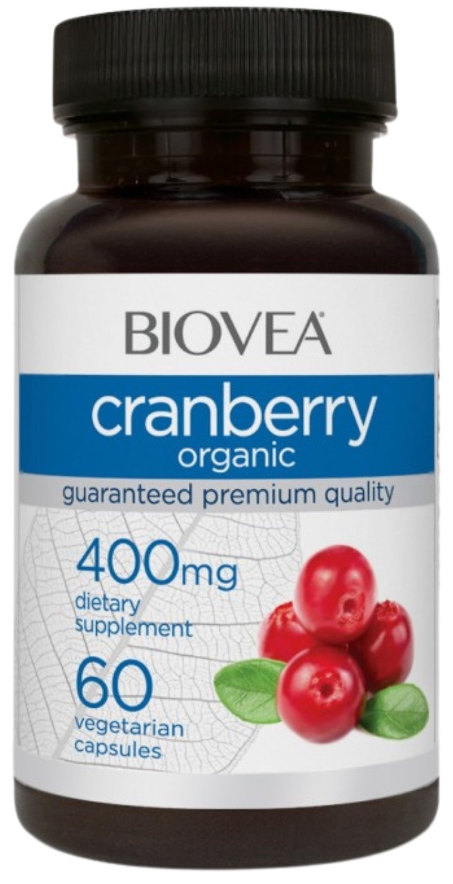 Cranberry Organic, 400 mg, 60 capsule, Biovea