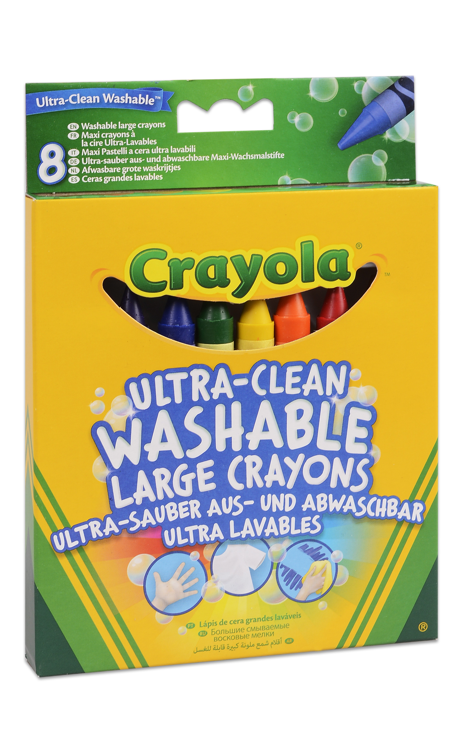 Set Crayola – 8 creioane mari lavabile