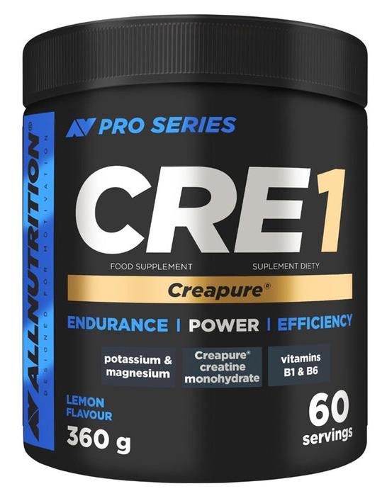 CRE1 Creapure, lămâie, 360 g, AllNutrition