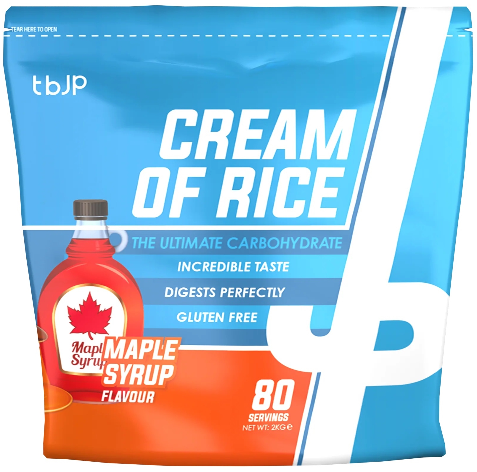 Cream Of Rice, maple syrup, 2000 g, Trained by JP