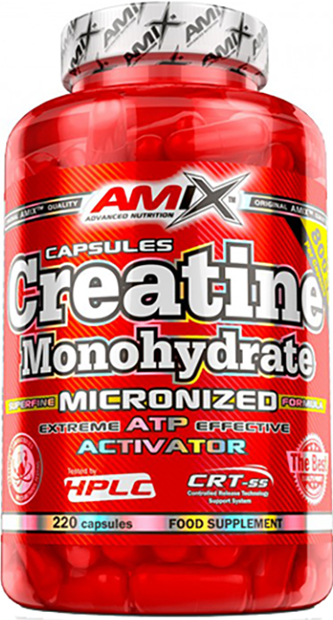 Creatine Monohydrate, 800 mg, 220 capsule, Amix