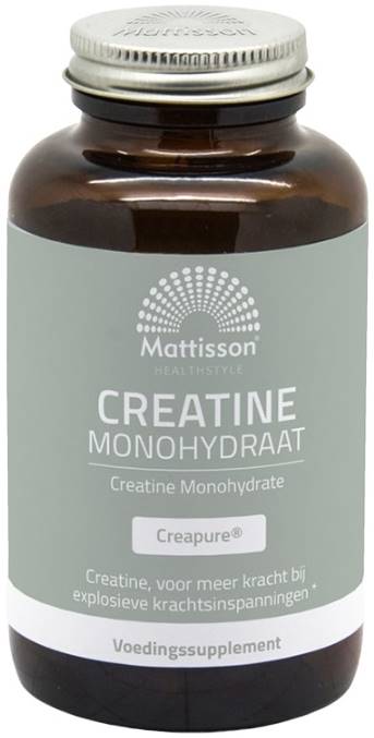 Creatine Monohydrate Creapure, 500 mg, 180 capsule, Mattisson Healthstyle