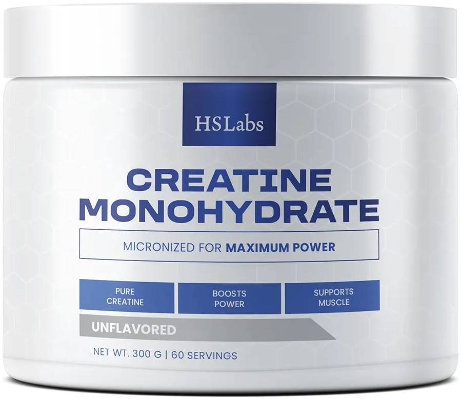 Creatină monohidrat, neîndulcită, 300 g, HS Labs