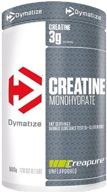 Creatine Monohydrate, Unflavoured, 500 g, Dymatize