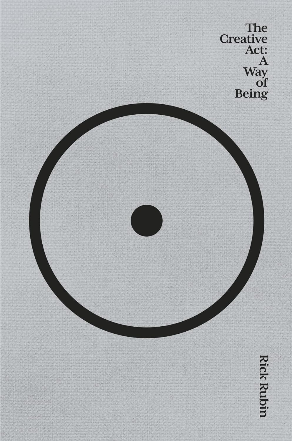 Creative Act: The a Way of Being