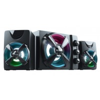 Sistem audio Trust - Ziva, RGB, 2.1, negru