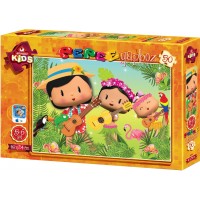 Puzzle Art Puzzle de 50 piese - Pepee's Forest Musical