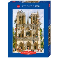 Puzzle Heye de 1000 piese - Sa traiasca Notre Dame!, Jean-Jaques Loup