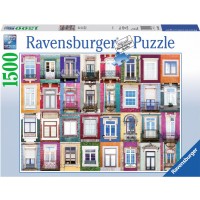 Puzzle  Ravensburger de 1500 piese - Fatada in Portugalia