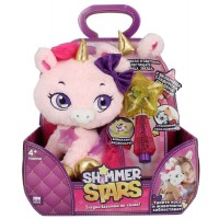 Jucarie de plus Shimmer Stars - Unicorn Glitter, cu accesorii