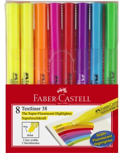 Markere Faber-Castell - 8 bucati