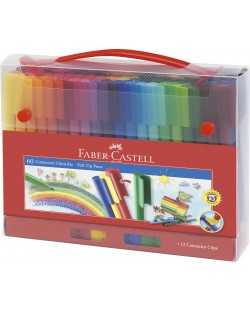 Carioci colorate Faber-Castell Connector - 60 bucati