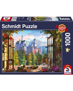 Puzzle Schmidt de 1000 piese - View Of The Fairytale Castle