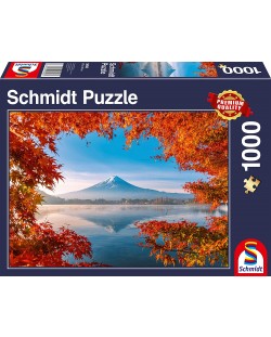 Puzzle Schmidt de 1000 piese - Autumn Splendor of Mount Fuji