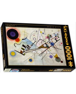 Puzzle D-Toys de 1000 piese - Compozitiea 8, Vasili Kandinski