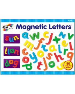 Litere magnetice Galt - Alfabetul englez, 80 de bucati