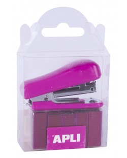 Mini capsator roz APLI - Cu 2000 bucati, Capsa roz