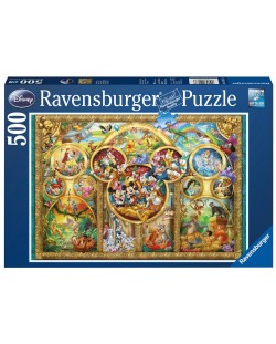 Puzzle Ravensburger de 500 piese - Familia Disney