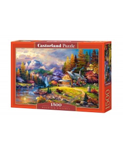 Puzzle Castorland de 1500 piese - Adapost in munte