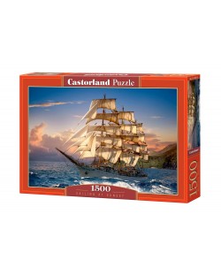 Puzzle Castorland de 1500 piese - Navigatie la apus