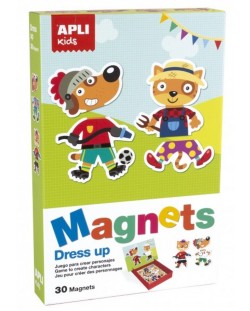 Joc magnetic pentru copii - Imbraca eroii