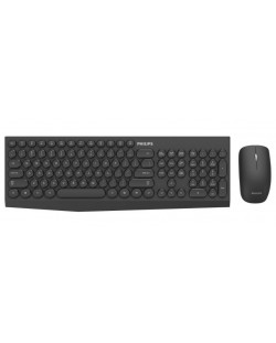 Set mouse wireless si tastatura Philips - C323, negru