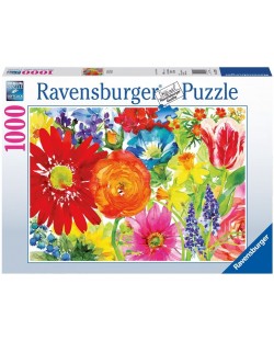 Puzzle Ravensburger de 1000 piese - Desen cu flori