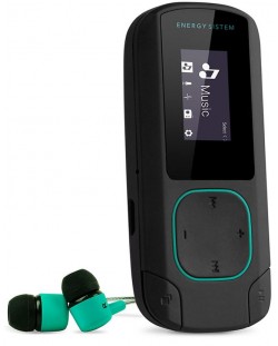 MP3 Player Energy Sistem Clip - negru/verde