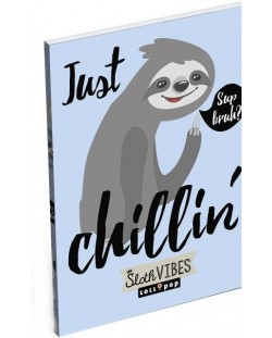 Agenda Lizzy Card - Sloth Vibes, format A7