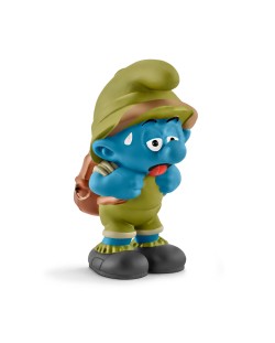 Figurina Schleich The Smurfs - Smurf in jungla, obosit