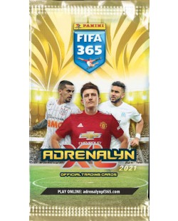 PANINI FIFA 365 2021: Adrenalyn official trading cards - Pachet cu 6 carti