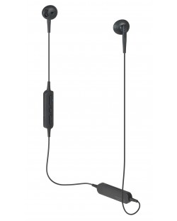 Casti cu microfon Audio-Technica - ATH-C200BT, wireless, negre