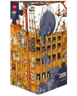 Puzzle Heye de 2000 piese - Arca lui Noe, Jean-Jacques Loup