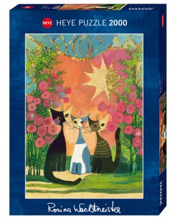 Puzzle Heye de 2000 piese - Trandafiri, Rosina Wachtmeister