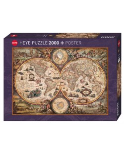 Puzzle Heye de 2000 piese - Lumea vintage, Rajco Zigic