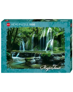Puzzle Heye de 1000 piese - Cascade, Padurea magica