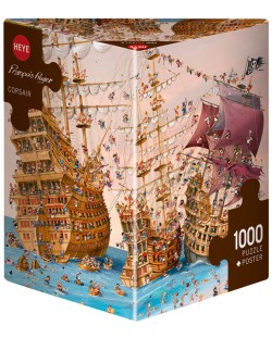 Puzzle Heye de 1000 piese - Corsari, Francoise Ruyer