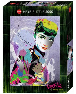 Puzzle Heye de 2000 piese - Audrey 2, Johnny Tsieha