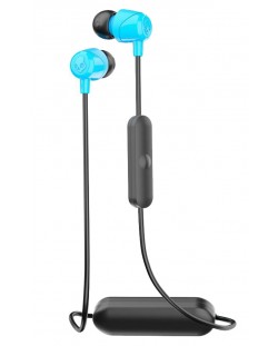Casti cu microfon Skullcandy - Jib Wireless, albastre