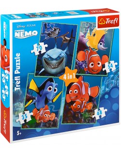 Puzzle Trefl 4 in 1 - Nemo