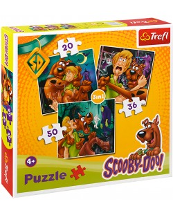 Puzzle Trefl 3 in 1 - Scooby Du