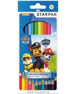 Set creioane colorate Starpak Paw Patrol - 12 culori