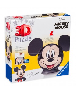 Puzzle 3D Ravensburger de 72 piese - Disney, Mickey Mouse