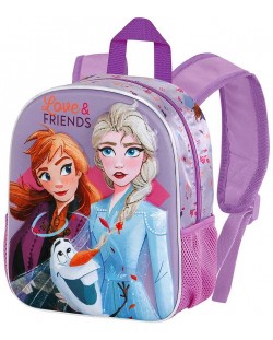 Ghiozdan 3D pentru grădinițăKaractermania Frozen 2 - Friends