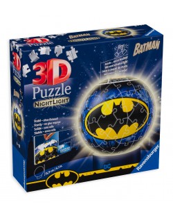 Ravensburger Puzzle 3D de 72 de piese - Batman, strălucitor